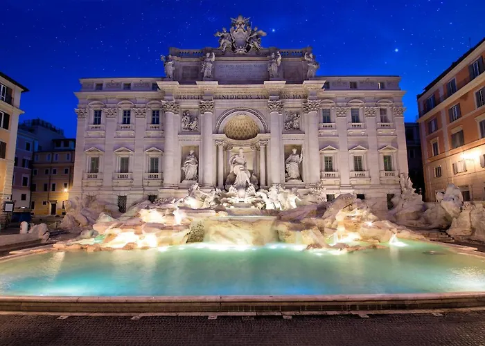 Elegant Nearby Trevi Fountain